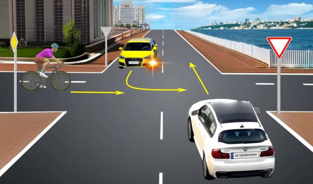 Поширена помилка з ПДР — в якій послідовності роз’їдуться автомобілі - фото 1