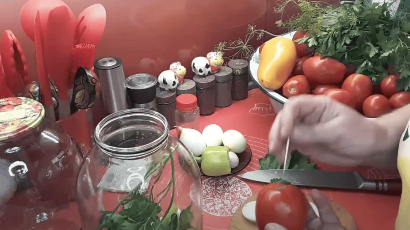 рецепт квашених помідорів