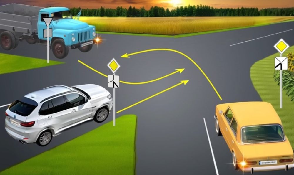 Экспресс-тест по ПДД — кто проедет перекресток первым - фото 1