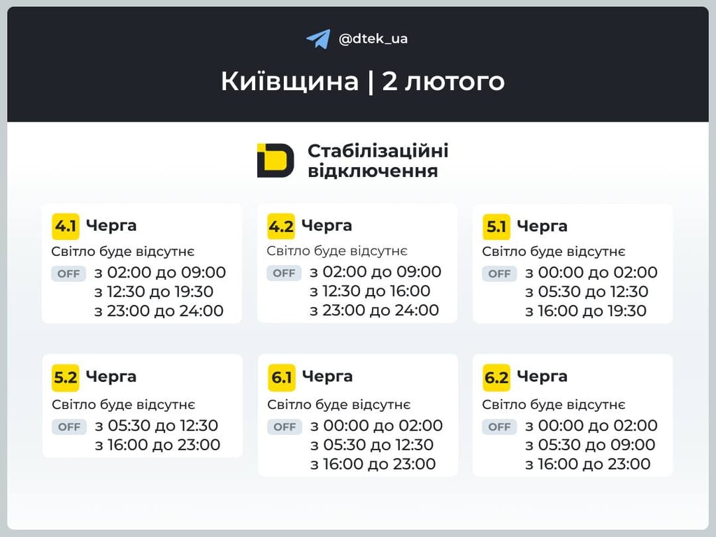 На Київщину повернулись планові відключень - графіки на сьогодні - фото 2