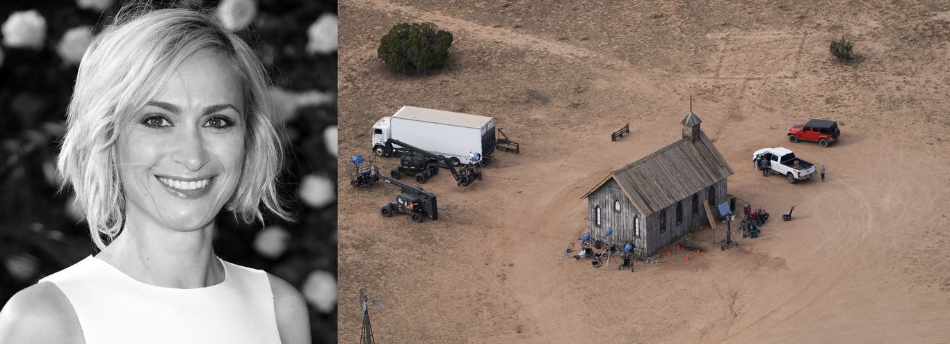 Галина Гатчинс и место инцидента. Фото: X/krone_at и X/Daybrkd