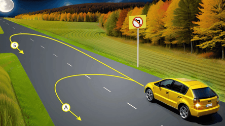 Тест ПДР про розворот — яка траєкторія дозволена - 285x160