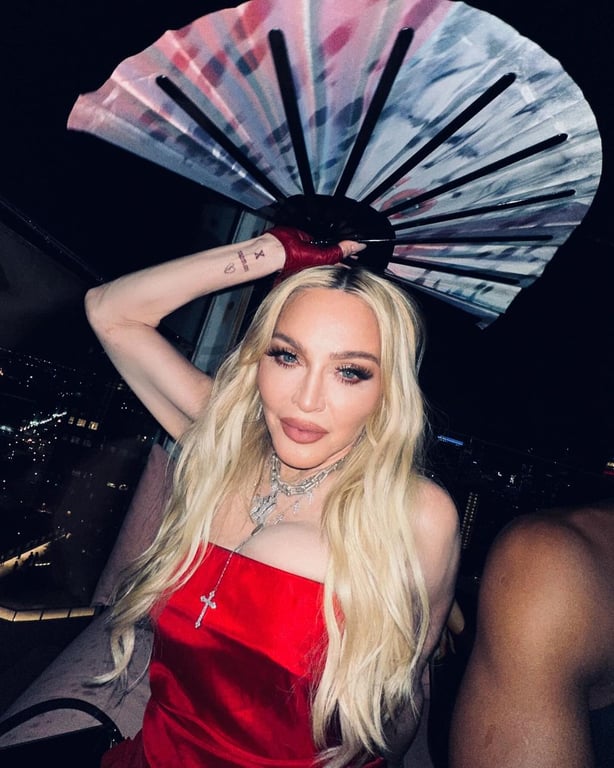 Співачка Мадонна під час Дня Незалежності