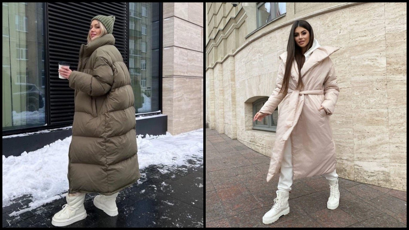 Модні пуховики зими 2024-2025 — пуховики-ковдри