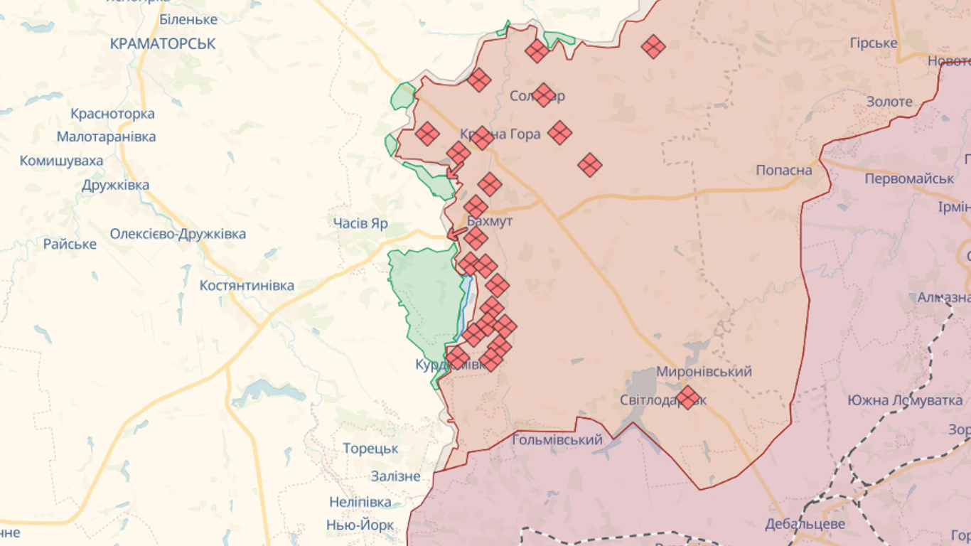 Карта боевых действий в Украине онлайн сегодня, 01.11.2023 — DeepState, Liveuamap, ISW