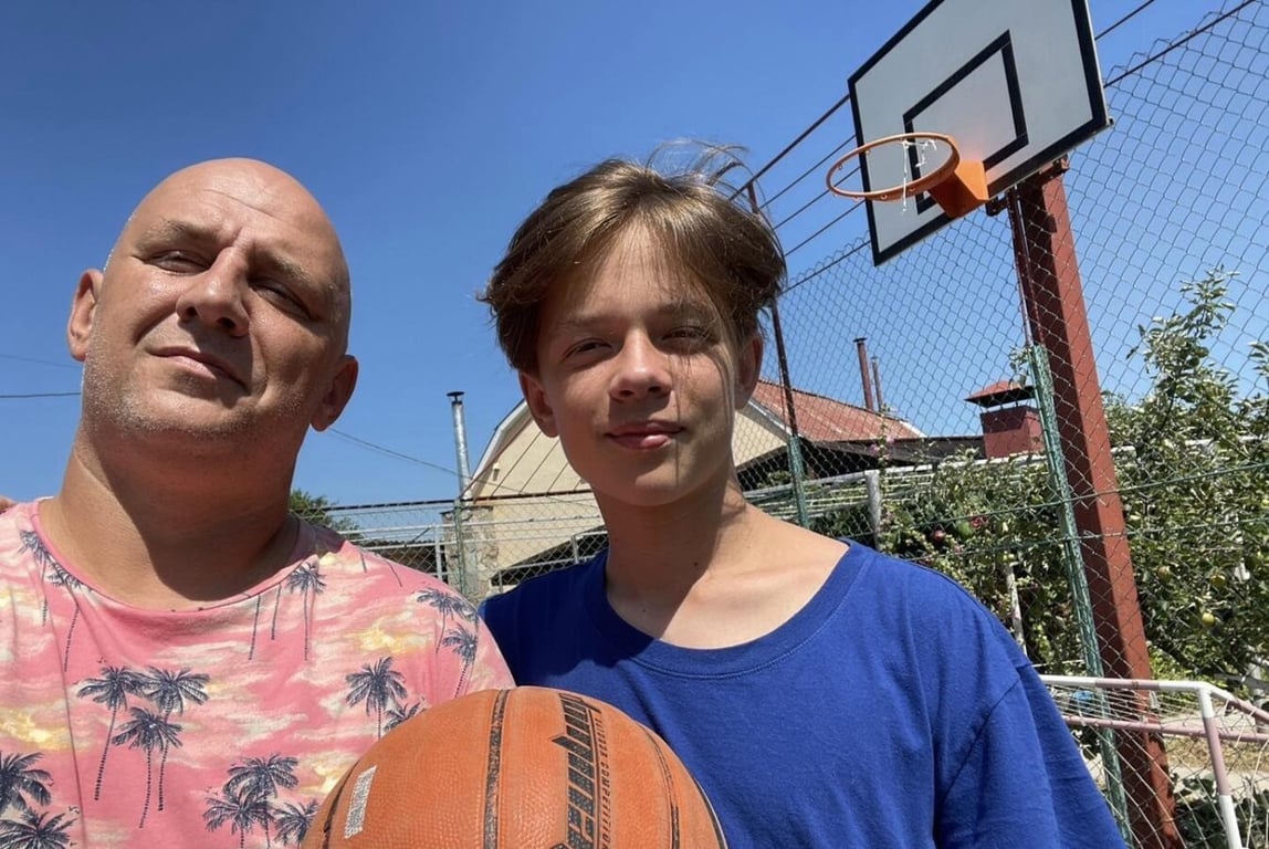 Потап со своим сыном Андреем