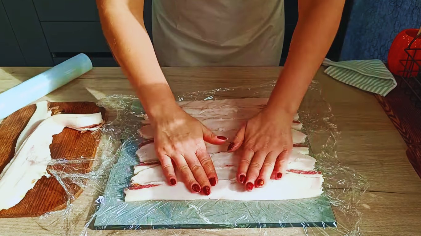 рецепт закуски з сала