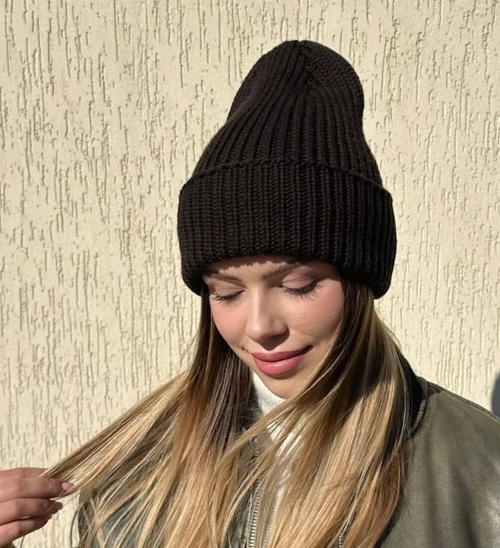 Knit hat — a wardrobe essential