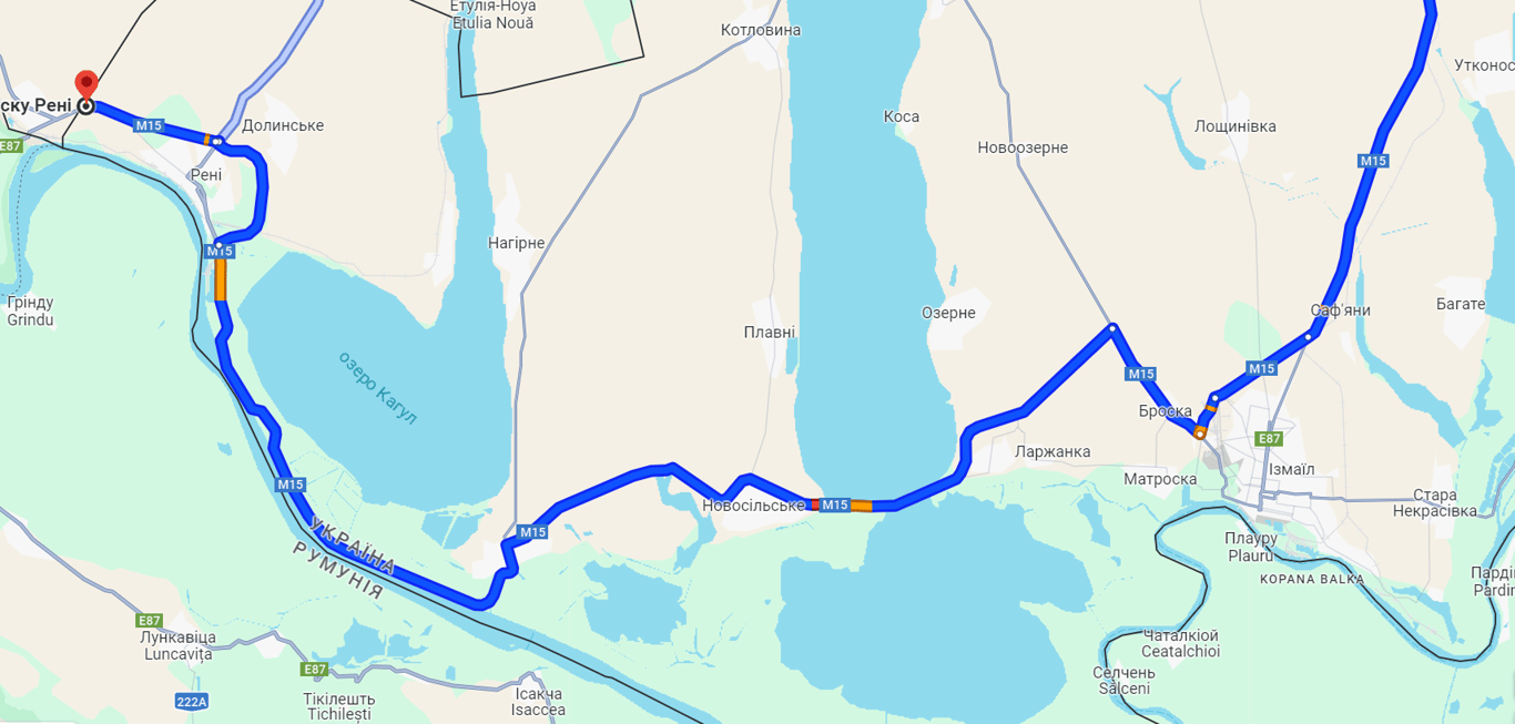 Пробки на Рене