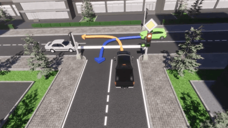 Швидкий тест ПДР — в якому порядку розʼїдуться авто - 285x160