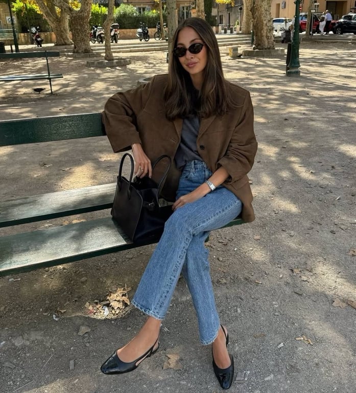 Як стилізувати прямі джинси в образі