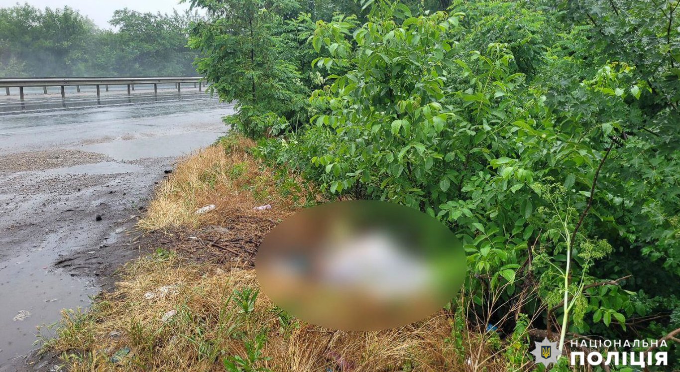 Водій викинов тіло жінки на узбіччя траси.