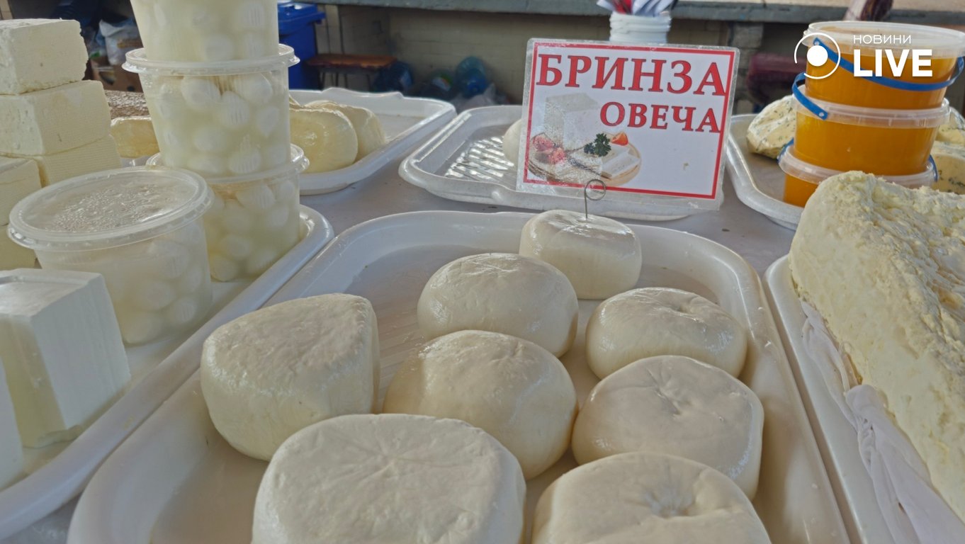 Ціни на молочні продукти в Одесі