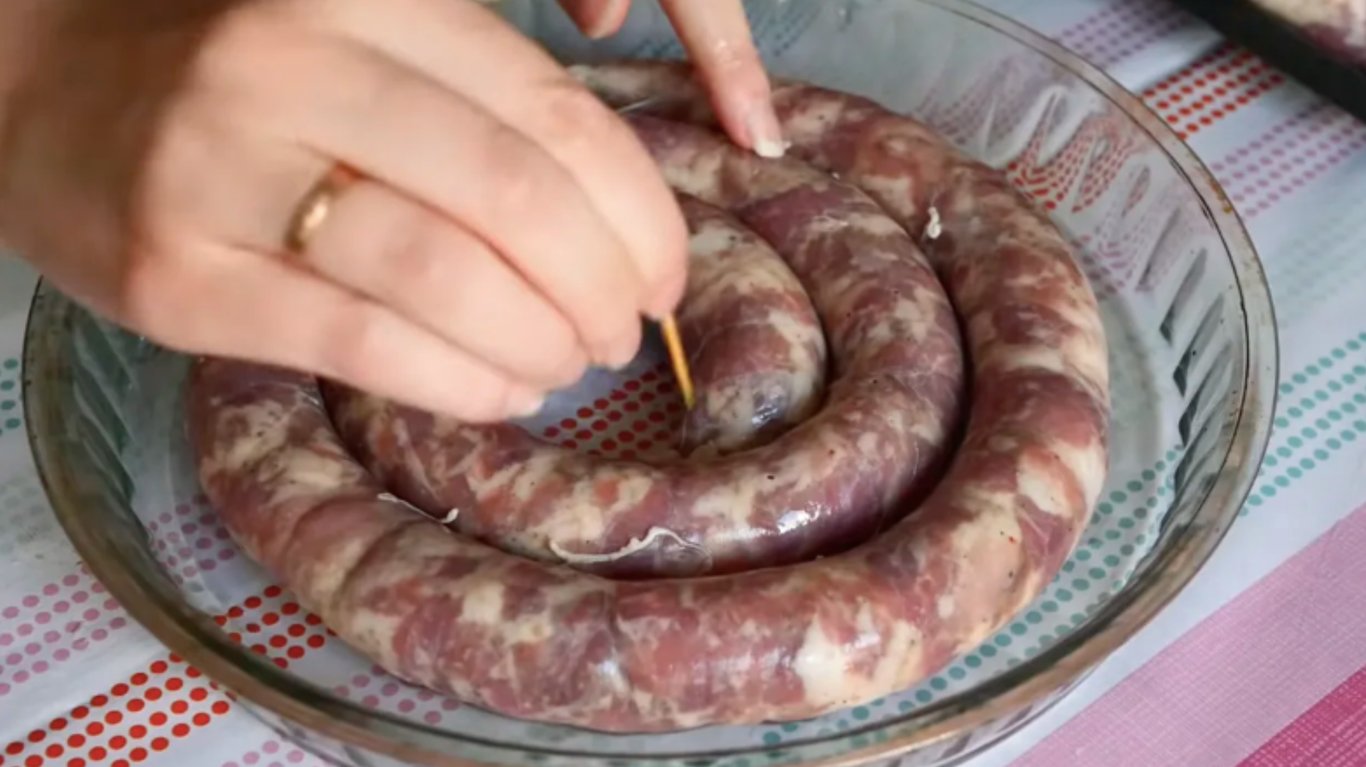 рецепт домашньої ковбаси