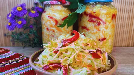 Маринованная капуста в литровых банках — подходит ко всем блюдам - 285x160