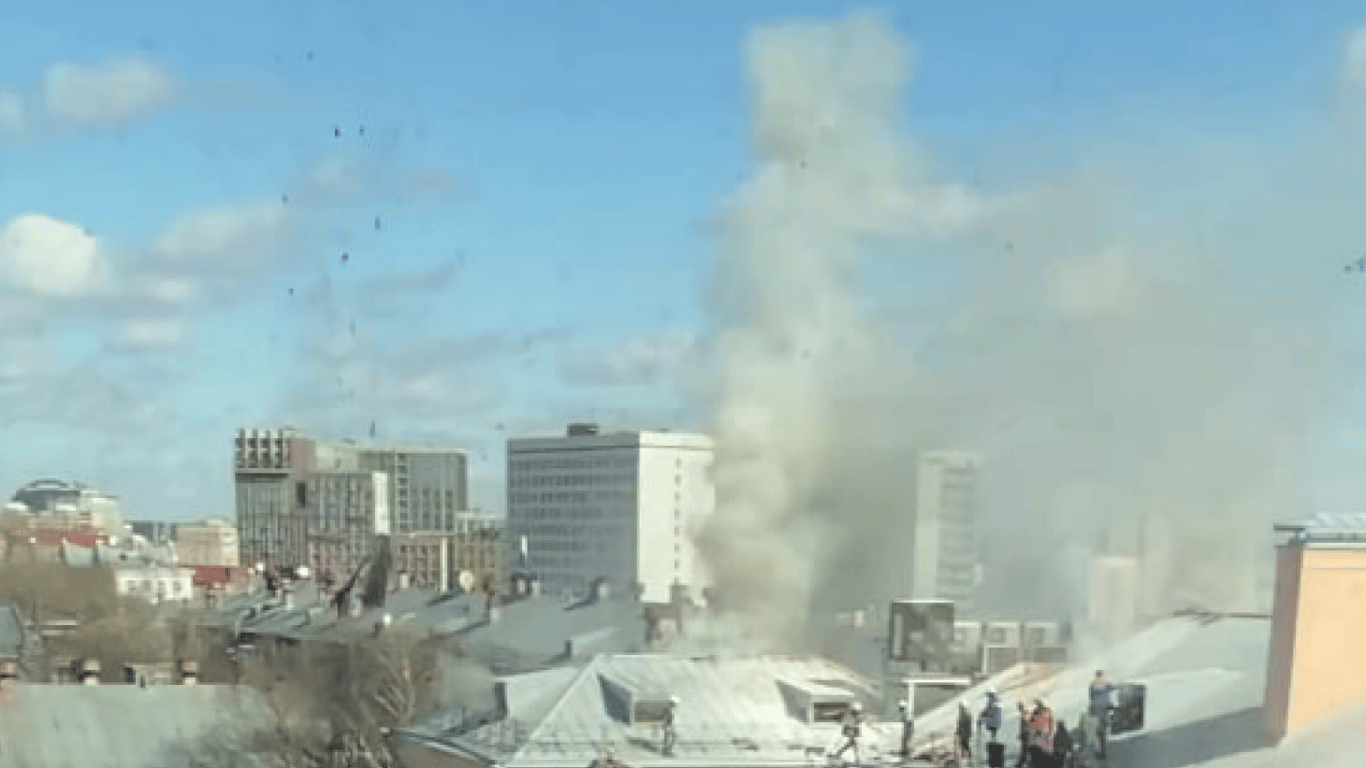В Москве произошел пожар в техническом университете имени Баумана