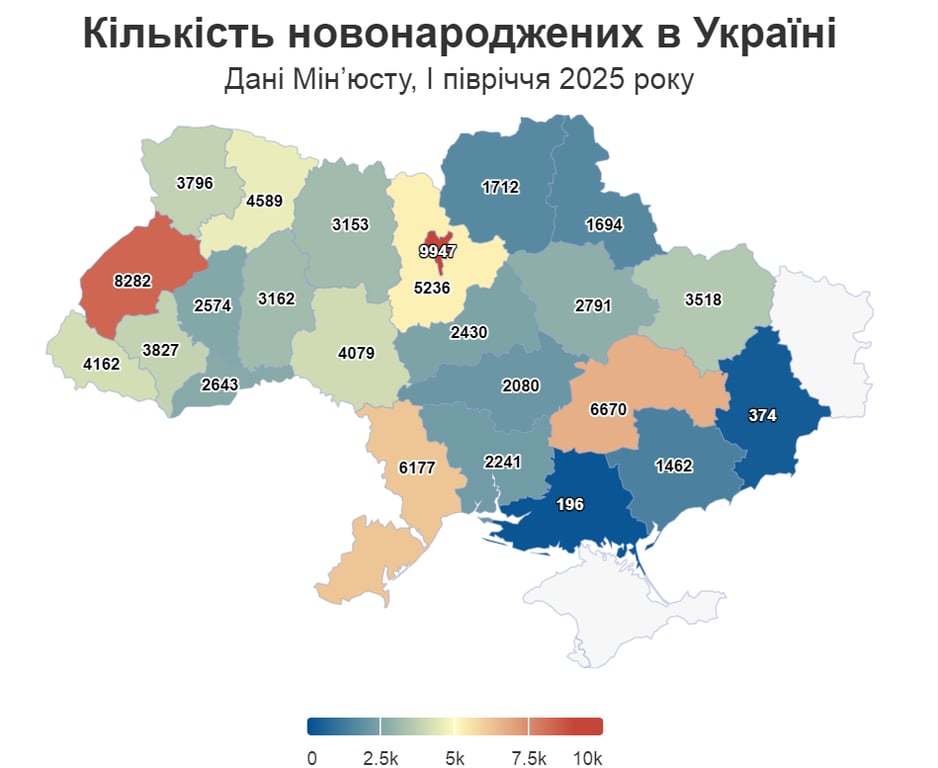 Одещина на четвертому місці за кількістю новонароджених — рейтинг - фото 1