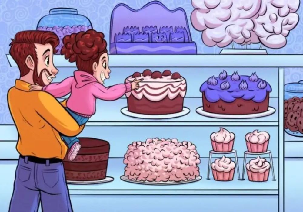 Головоломка з дівчинкою, тортом і таємними обличчями — розв'яжіть за 12 секунд - фото 1