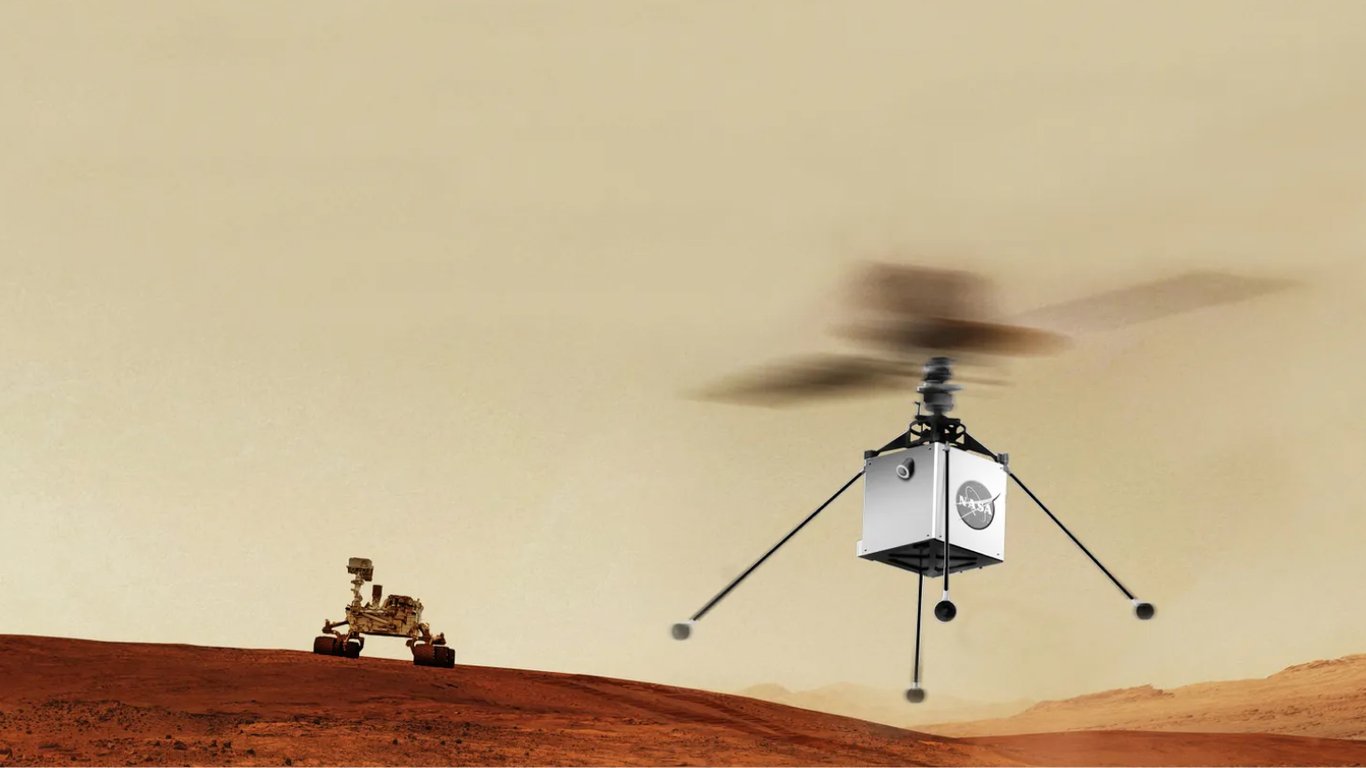 NASA испытывает марсианский вертолет сразу в двух разных мирах — видео