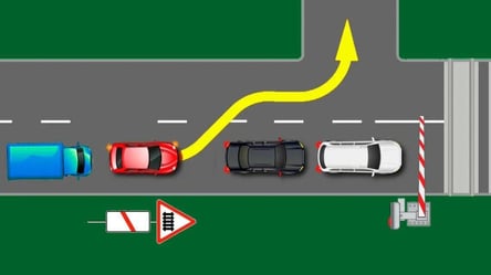 Тест ПДР про поворот ліворуч — чи порушує водій - 285x160