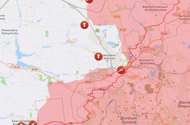 Карта боевых действий на 10 сентября