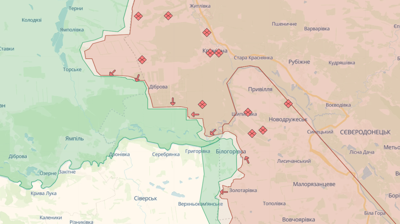 Карта бойових дій в Україні онлайн сьогодні, 03.09.2023: DeepState, Liveuamap, ISW