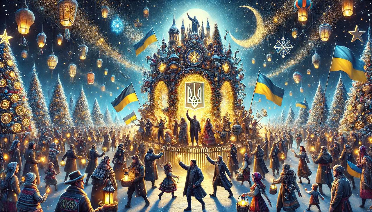 Как украинцы будут праздновать Новый год после победы — фото ИИ - фото 1