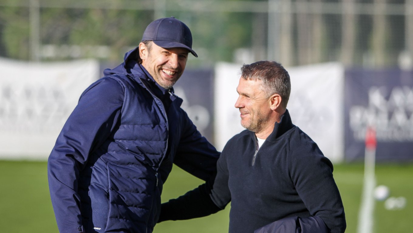 Сергей Ребров и Александр Шовковский