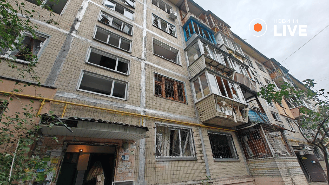 Наслідки російського обстрілу Соломʼянського району Києва 28 вересня