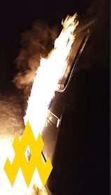 Агент "АТЕШ" підпалив техніку окупантів