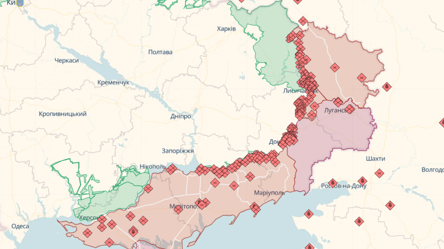 Актуальні онлайн-карти бойових дій в Україні: стан фронту на 25 липня - 285x160