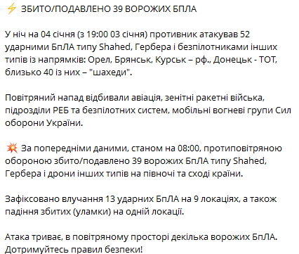 Чергова атака РФ вночі — скільки цілей збила ППО - фото 2