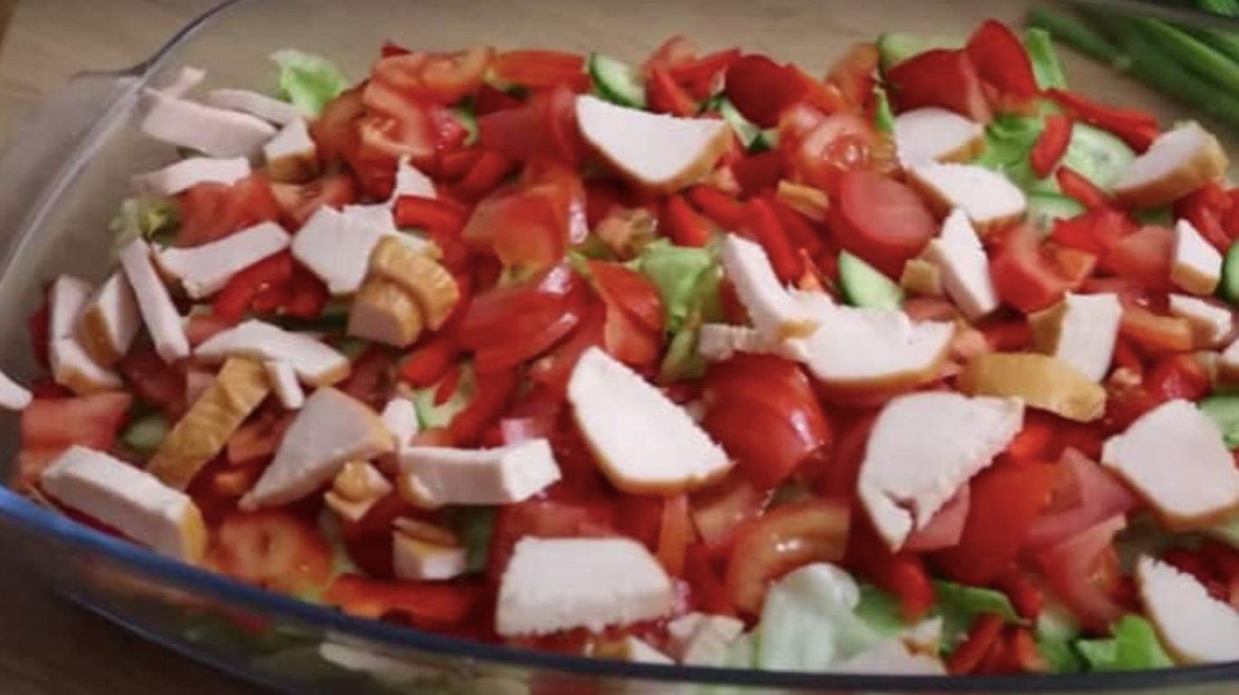 ситний салат Дачний, рецепт подруги з села