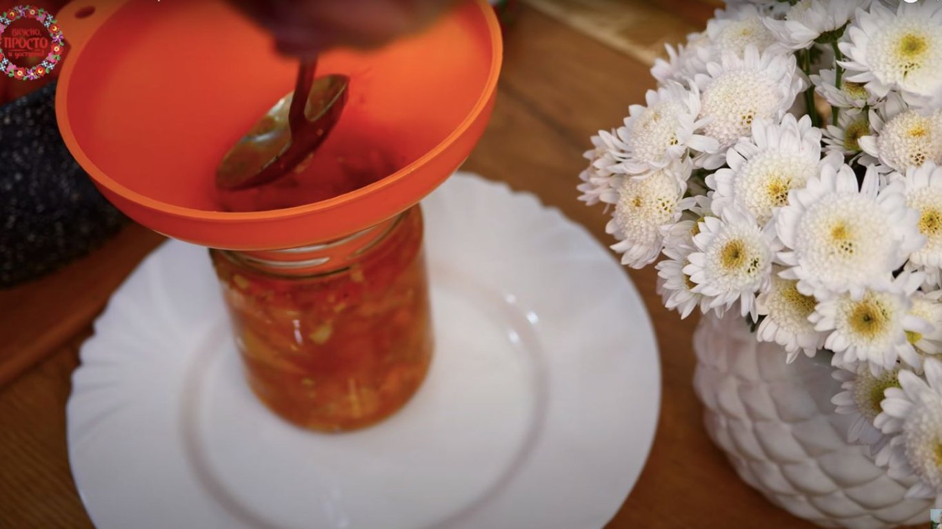 новий рецепт салату на зиму з гарбузом