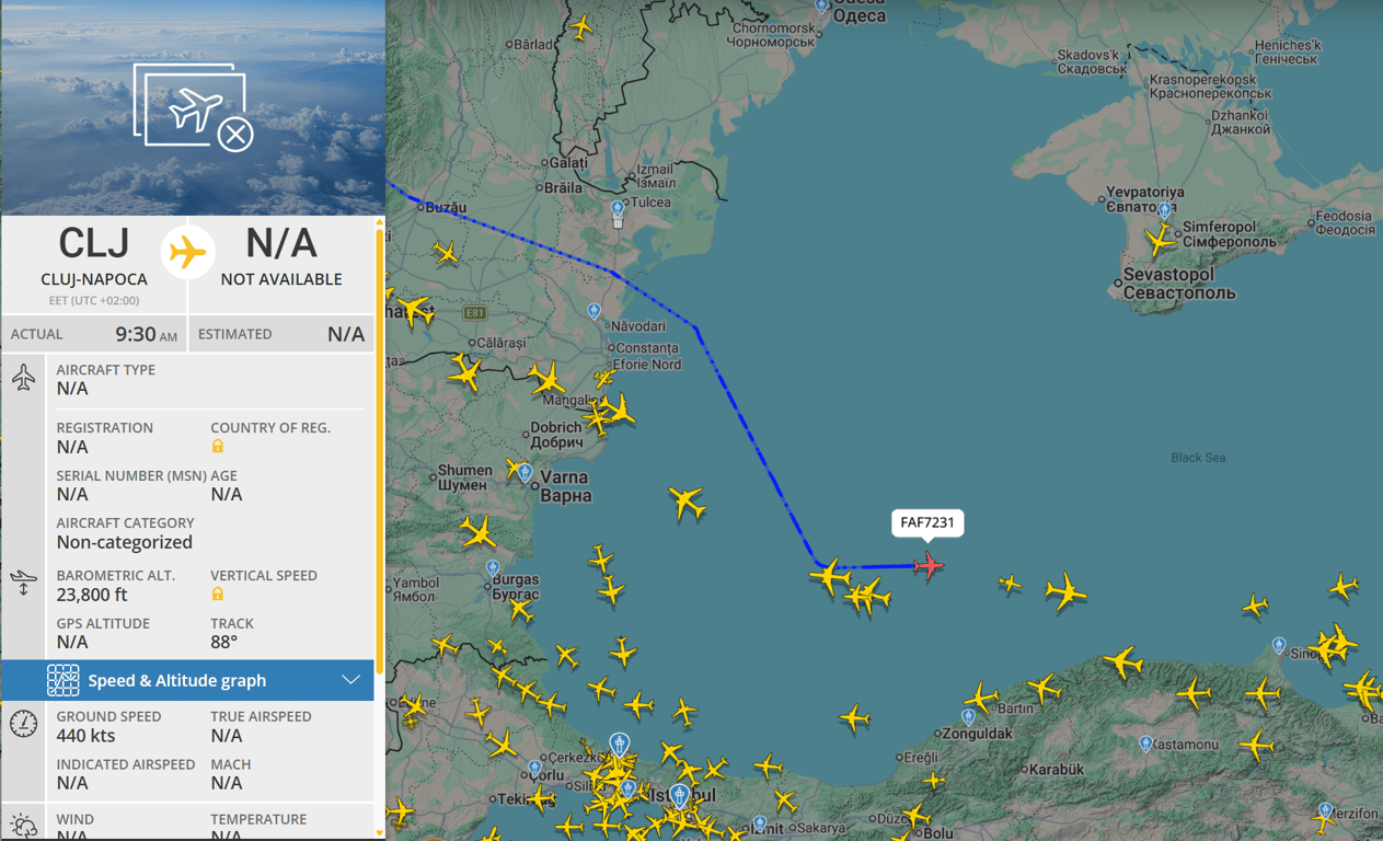 Над Чорним морем працює французький ввинищувач — що відомо - фото 1