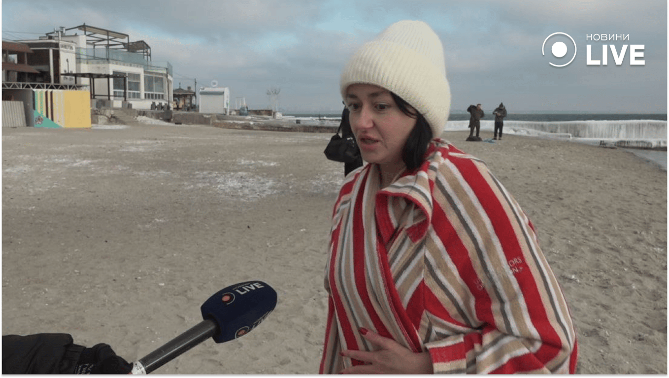 Одесити вдруге прийшли на Водохреща