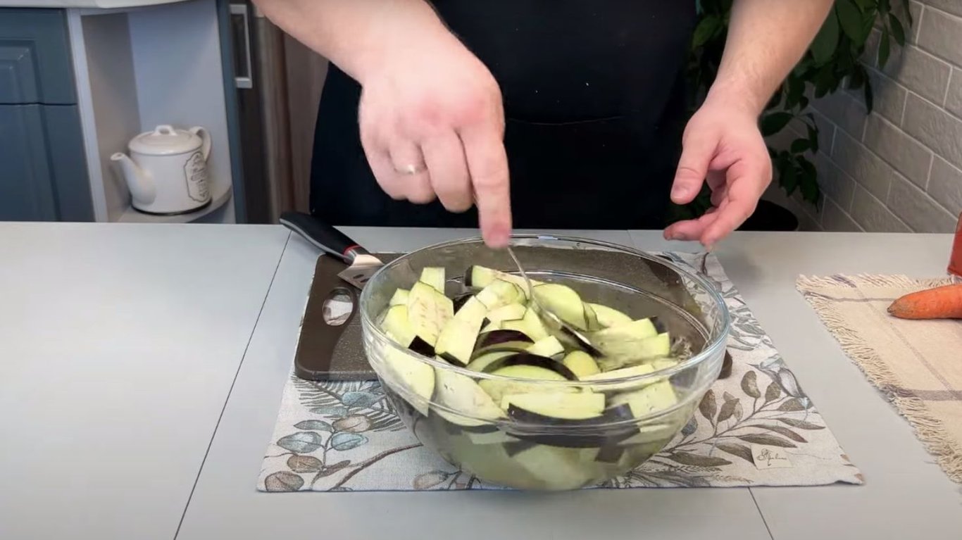 салат з баклажанами рецепт 