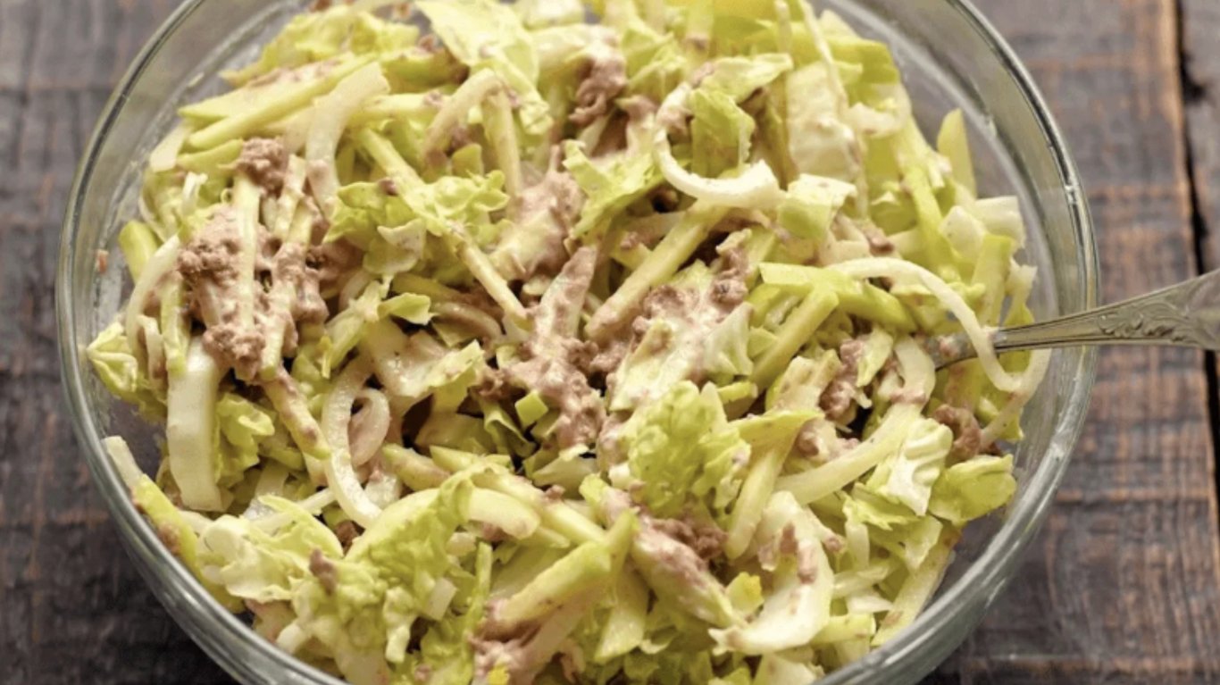 рецепт салату з пекінською капустою