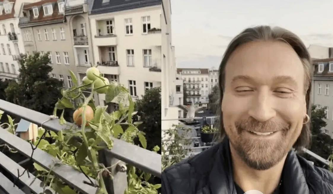 Відео про город Олега Винника. Фото: скриншот