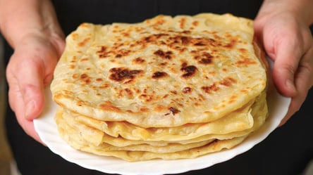 Хачапури с фаршем за 15 минут на завтрак — рецепт без дрожжей - 285x160