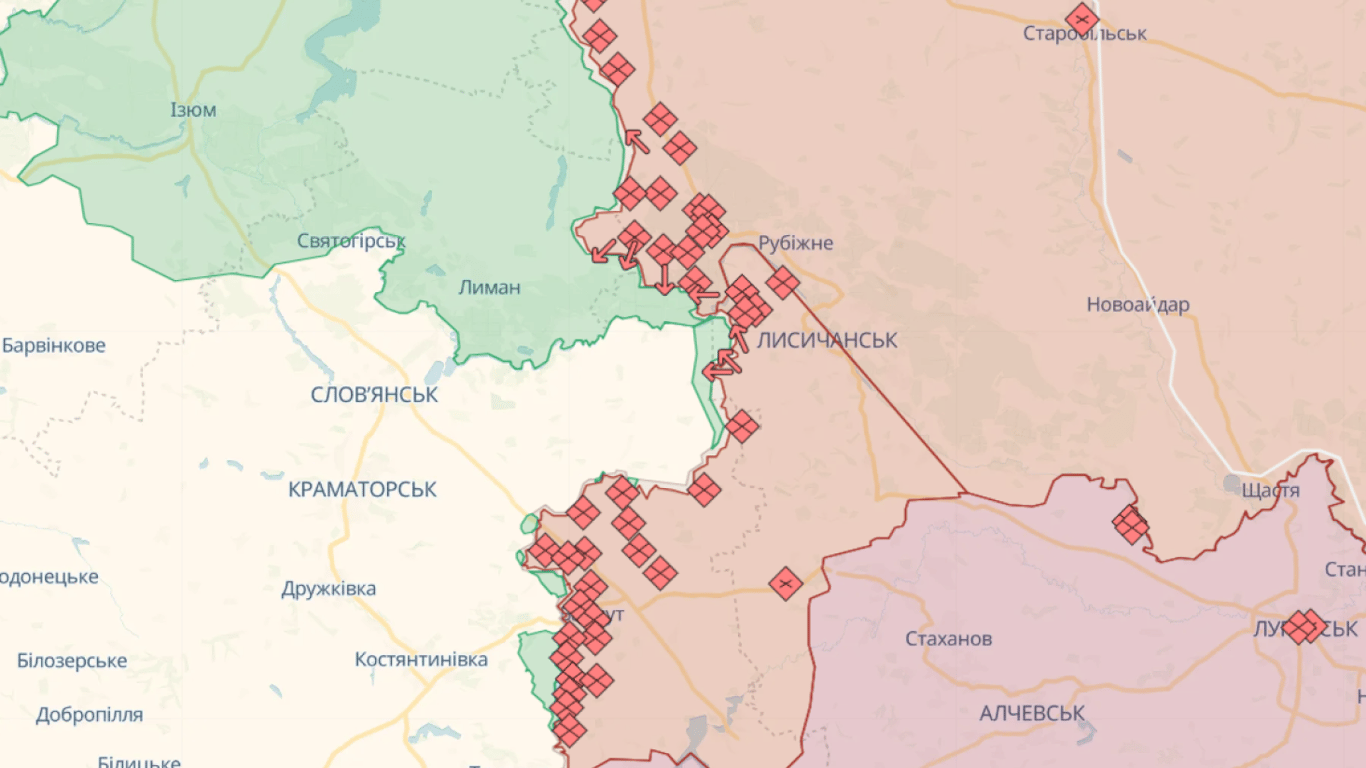 Карта бойових дій в Україні онлайн сьогодні, 31.08.2023: DeepState, Liveuamap, ISW