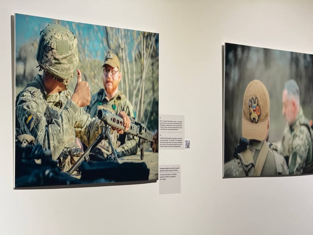 Боєць Інтернаціонального легіону відкрив виставку у Львові — фото - фото 4