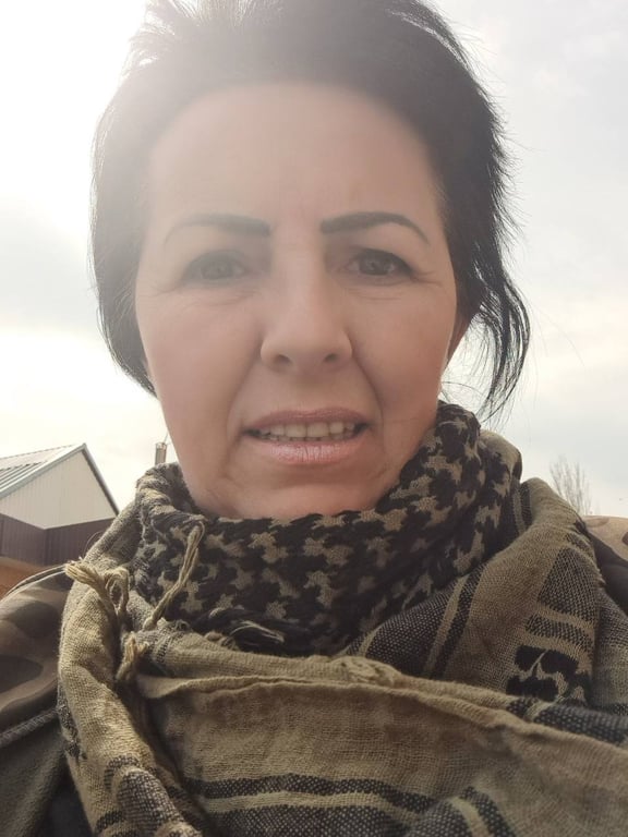 Ірина Голосна у військовій формі. Фото: Ірина Голосна