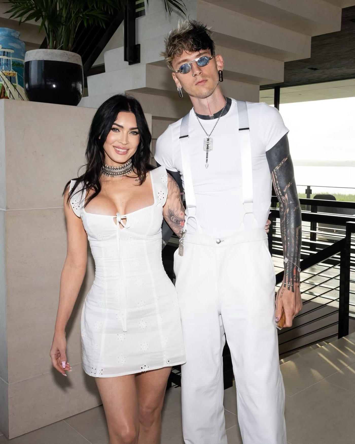 Megan Fox with ex-fiancé Colson Baker - photo