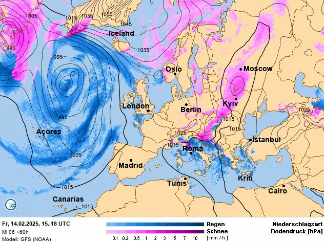 Атмосферний фронт. Фото: Wetterpade