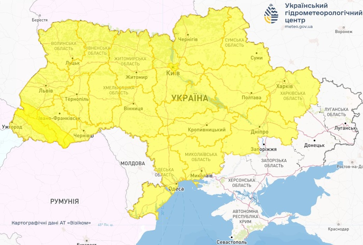 Погода в Україні на 4 травня