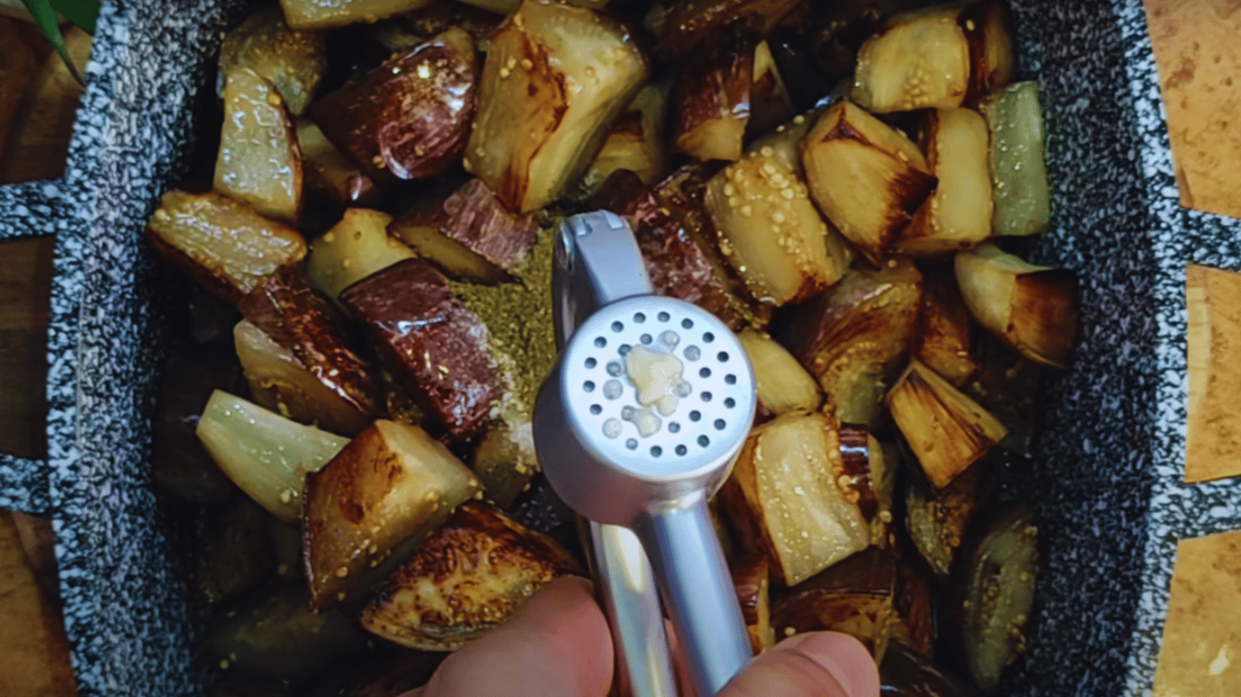 баклажани по-грузинськи з часником на зиму