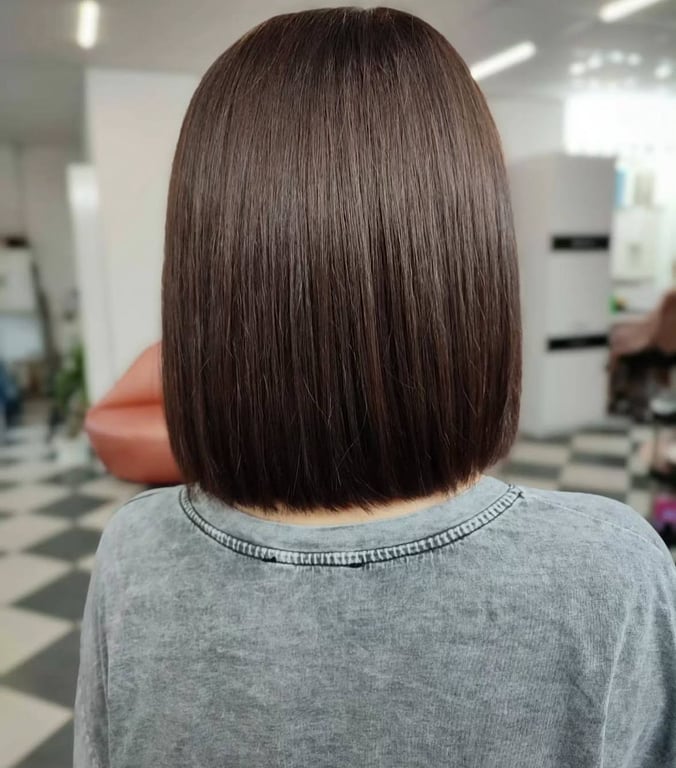 Straight bob is an underrated version of this haircut