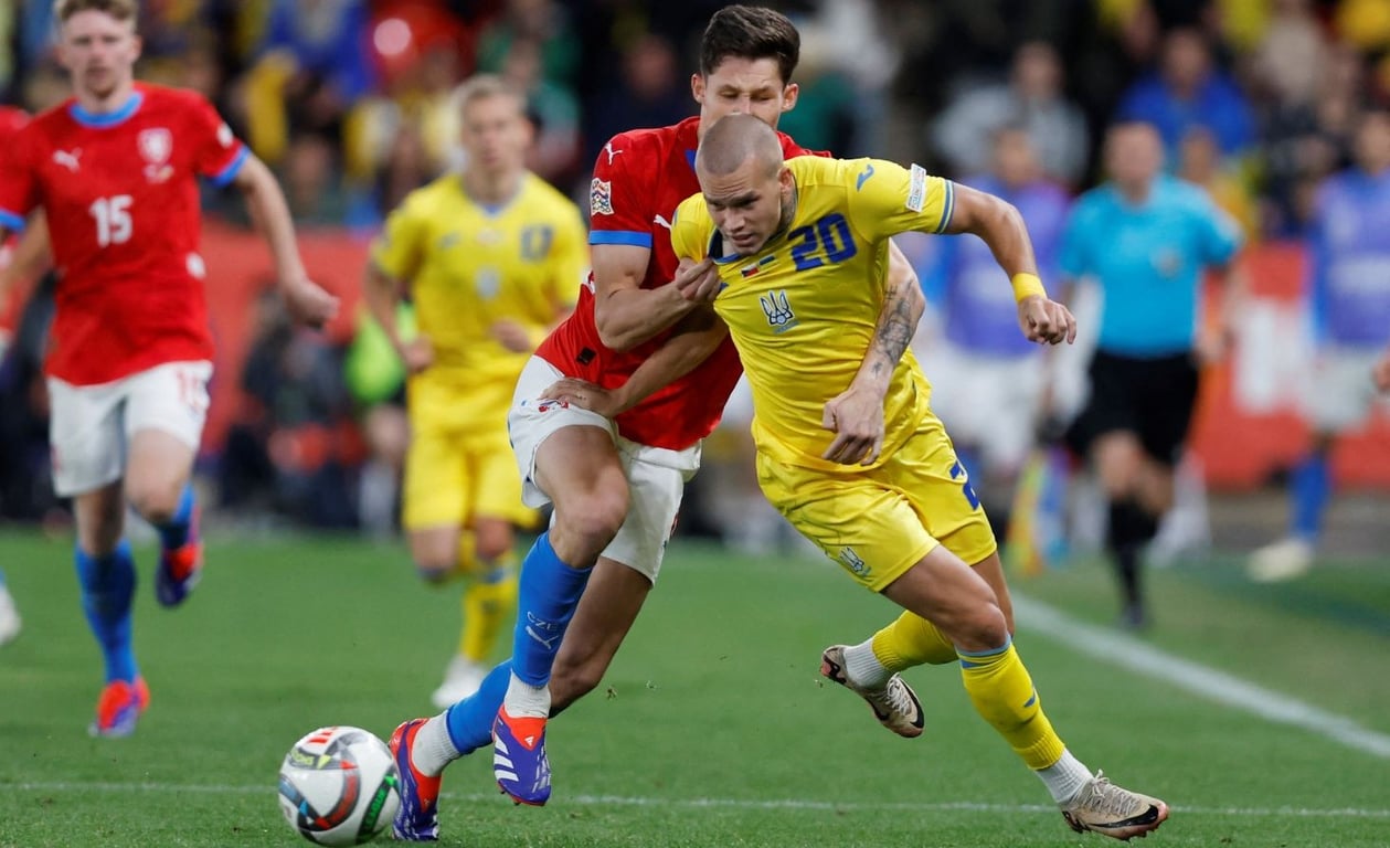 Матч Чехия - Украина