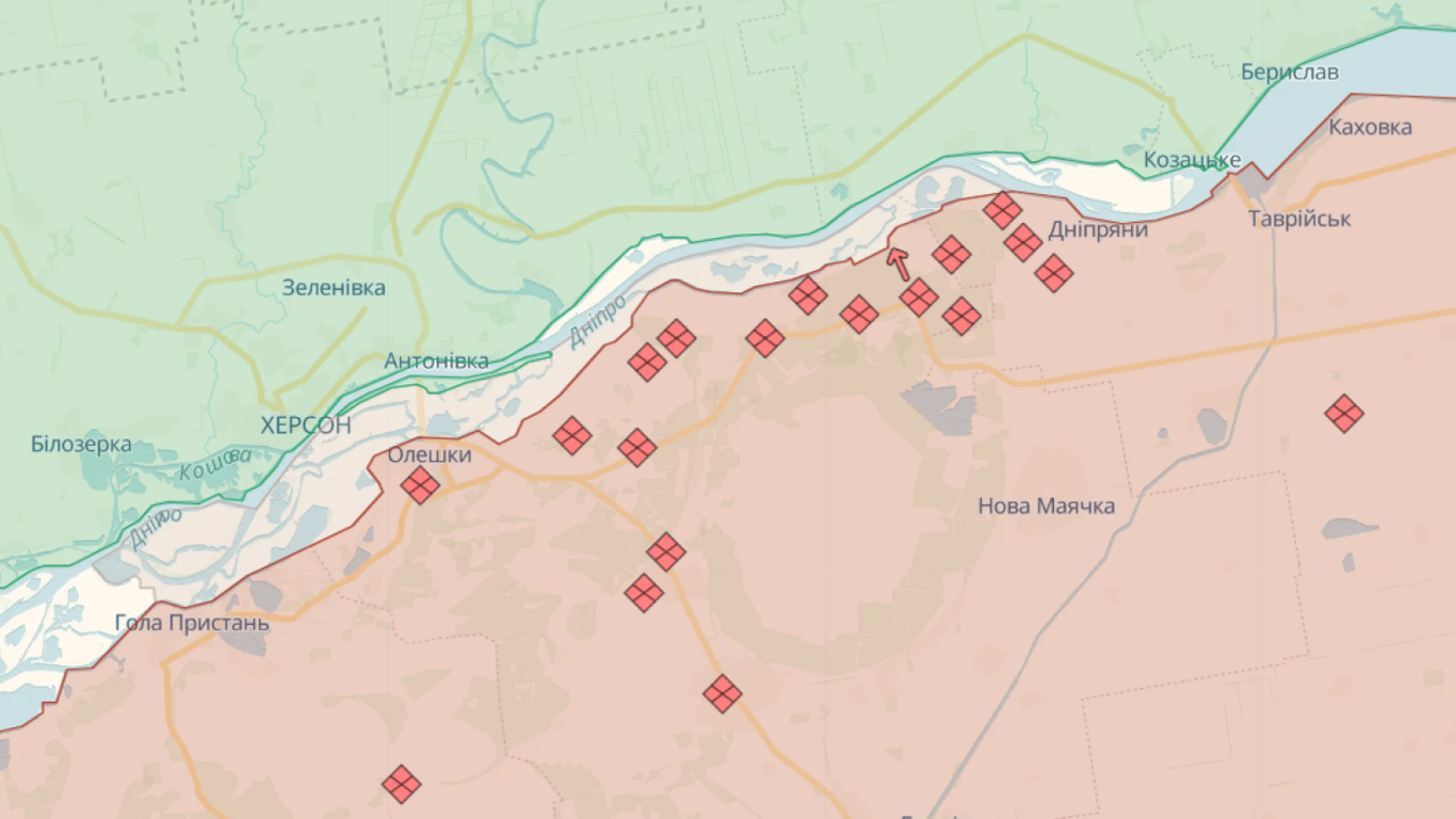 Карта боевых действий в Украине онлайн сегодня, 01.12.2023 — DeepState, Liveuamap, ISW